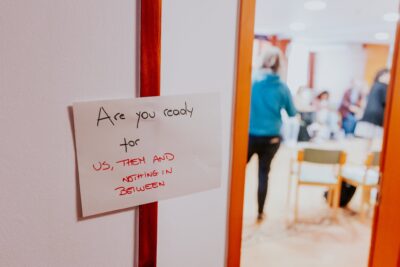 Us, them & the nothing in between: youth work in a fragile democracy